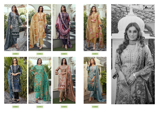 Naira Vol 42 Kesar Lawn Cotton Karachi Salwar Suits