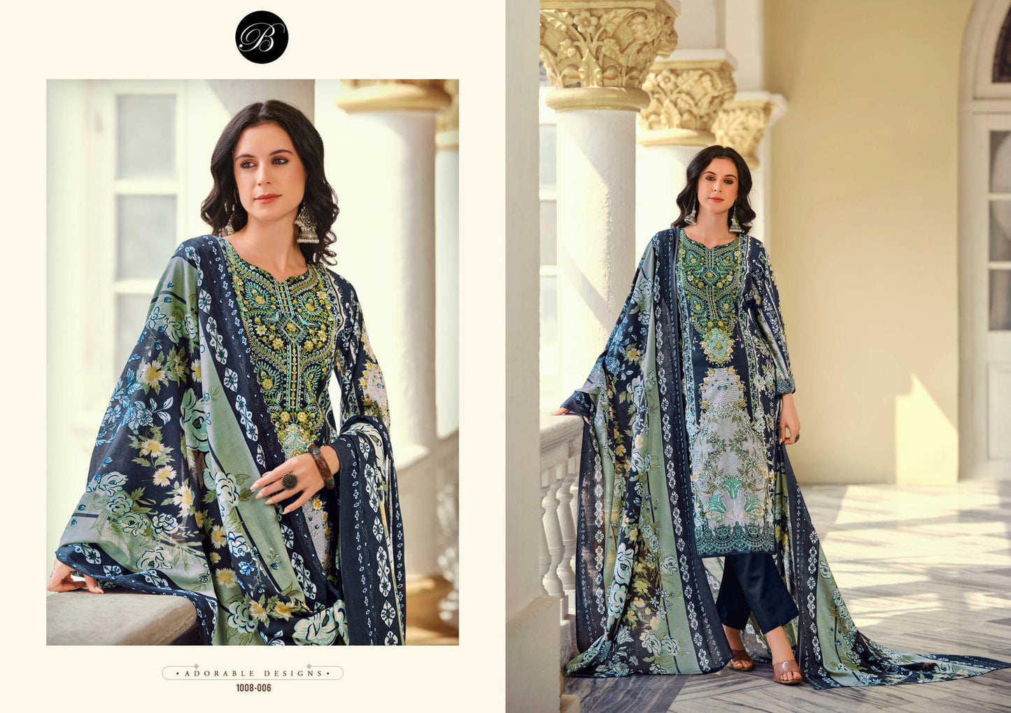 Naira Vol 84 Belliza Designer Studio Cotton Karachi Salwar Suits Exporter
