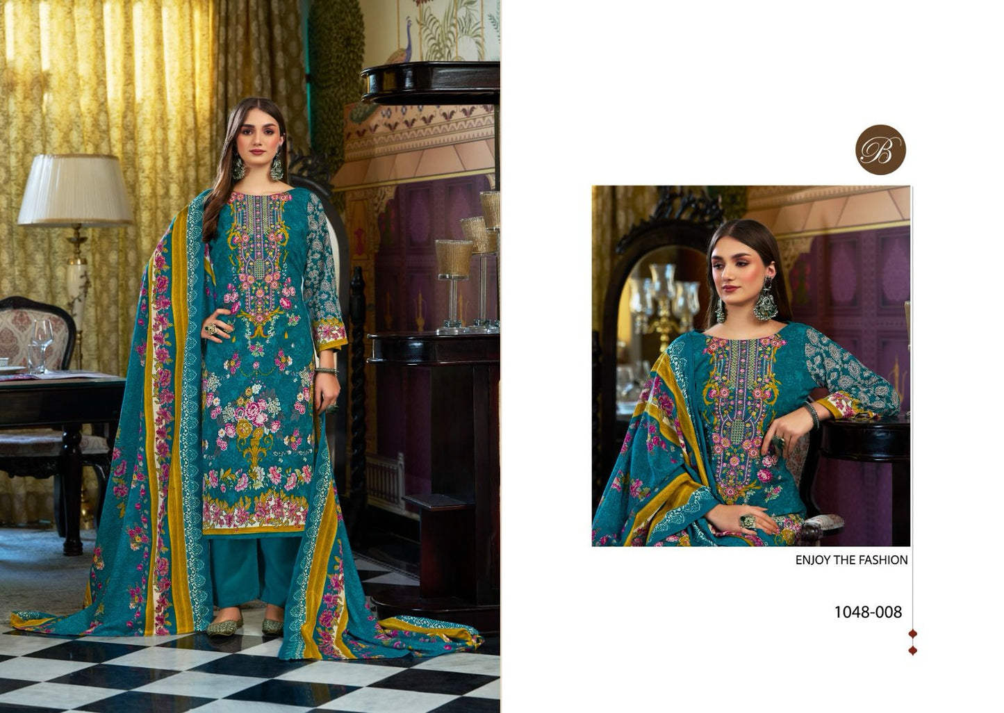 Naira Vol 96 Belliza Designer Studio Cotton Karachi Salwar Suits Wholesaler Ahmedabad
