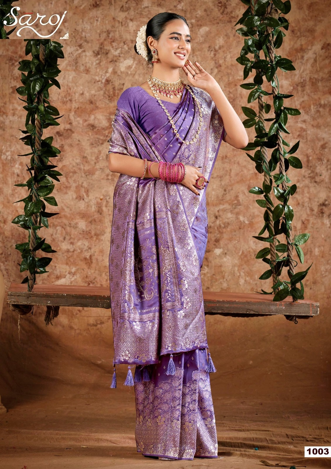 Nalli Satiin Saroski 1 Saroj Silk Sarees Exporter Ahmedabad