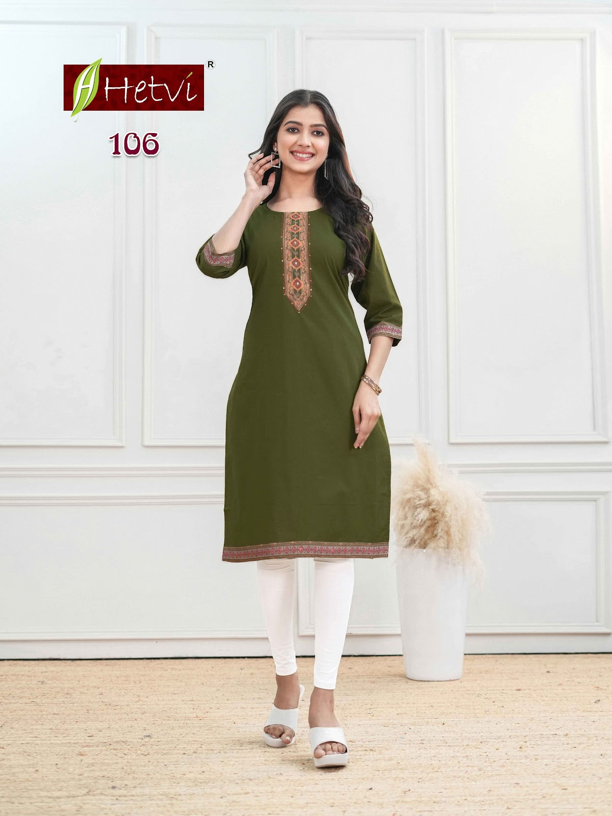Nandu Hetvi Cotton Straight Cut Kurtis Wholesaler India
