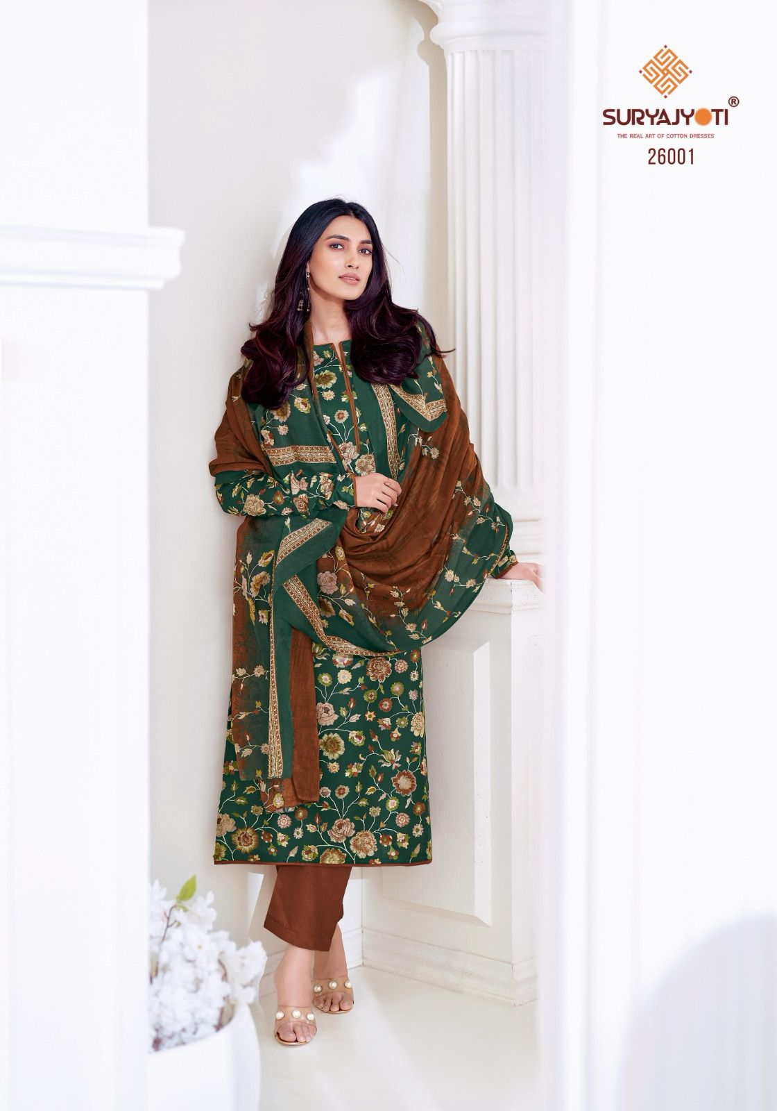 Nargis Cotton Vol 26 Suryajyoti Pant Style Suits Wholesaler Gujarat