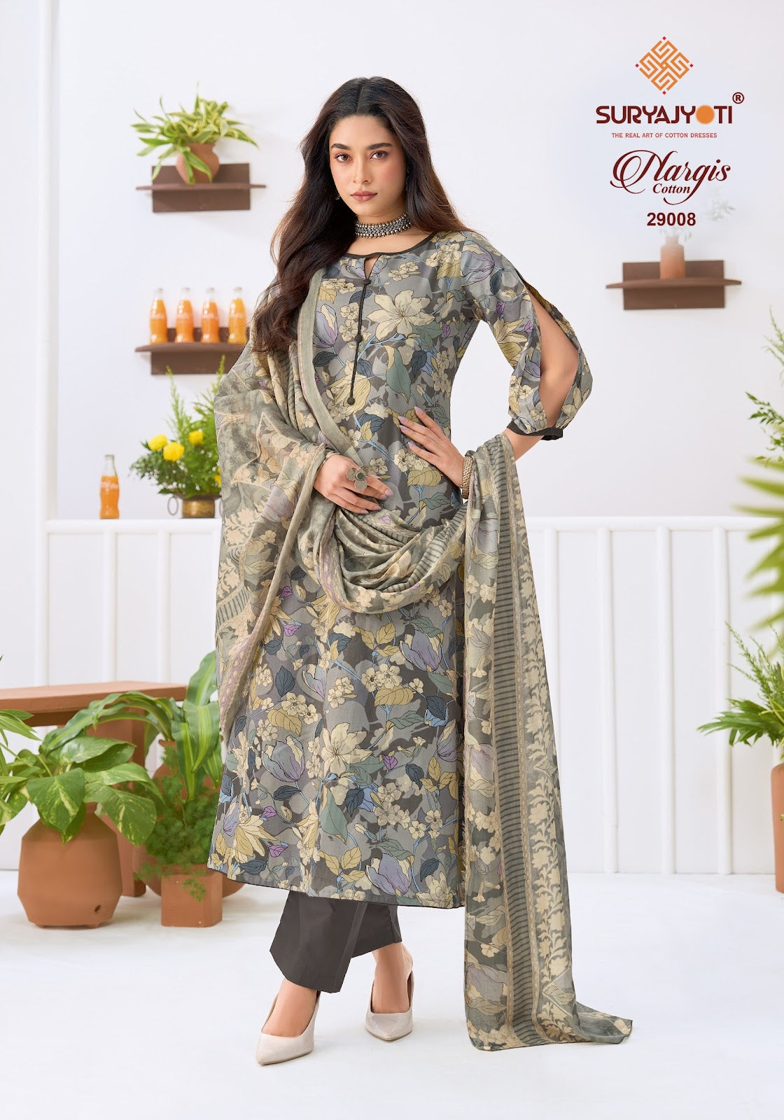 Nargis Vol 29 Suryajyoti Cotton Dress Material Wholesaler