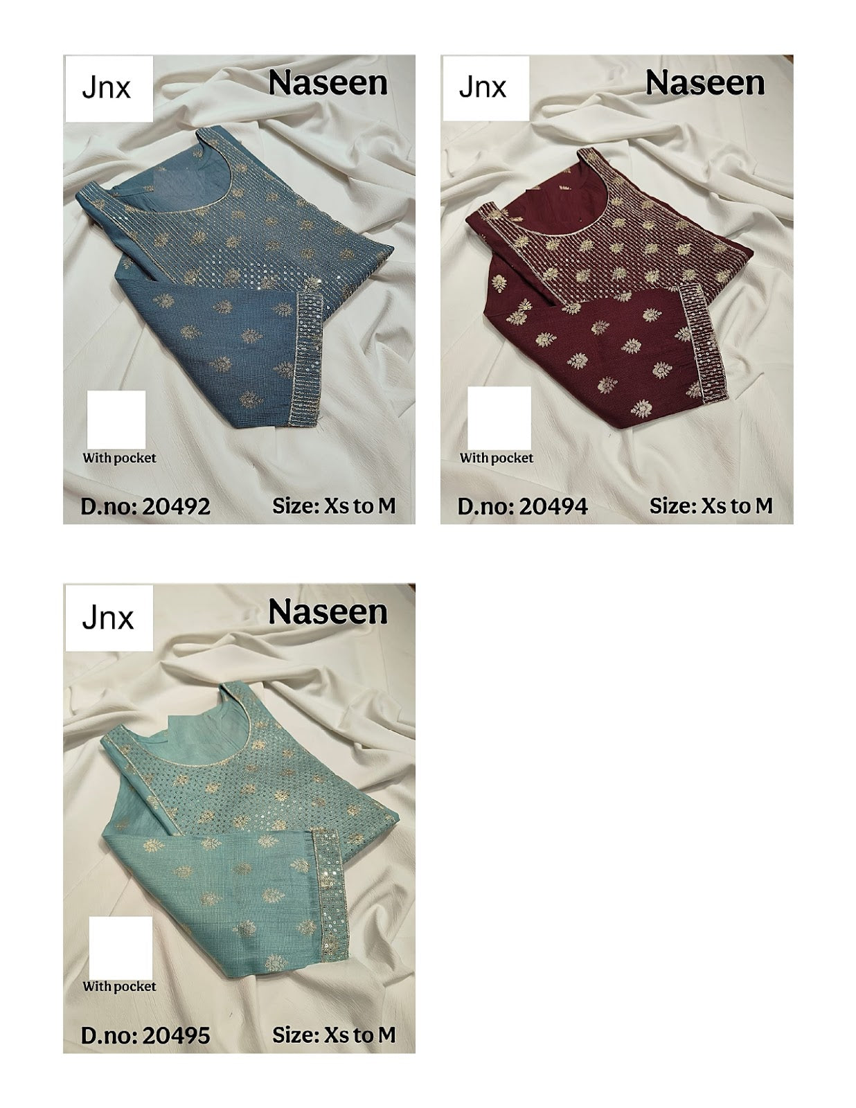 Naseen Jnx Vertican Kurti With Pocket Manufacturer Ahmedabad