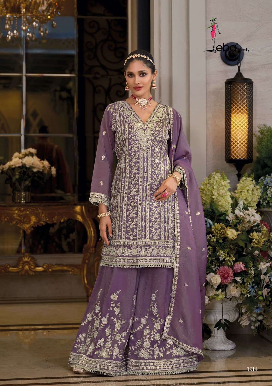 Nayaab Eba Lifestyle Shimmer Pakistani Readymade Suits Manufacturer Gujarat