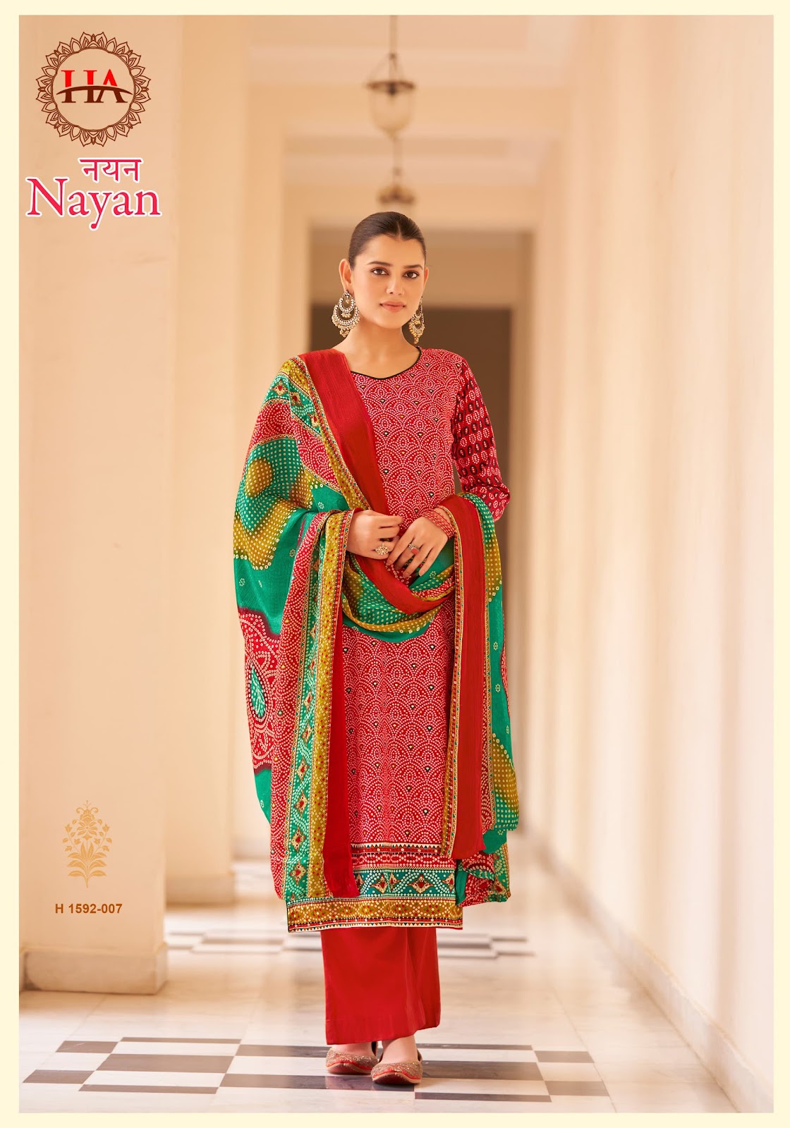 Nayan Harshit Fashion Pure Zam Pant Style Suits Manufacturer India