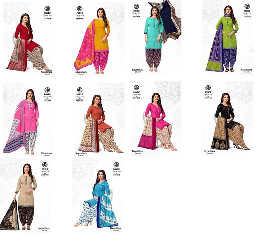 Nayanthara Vol 9 Deeptex Prints Readymade Cotton Patiyala Suits Manufacturer Ahmedabad