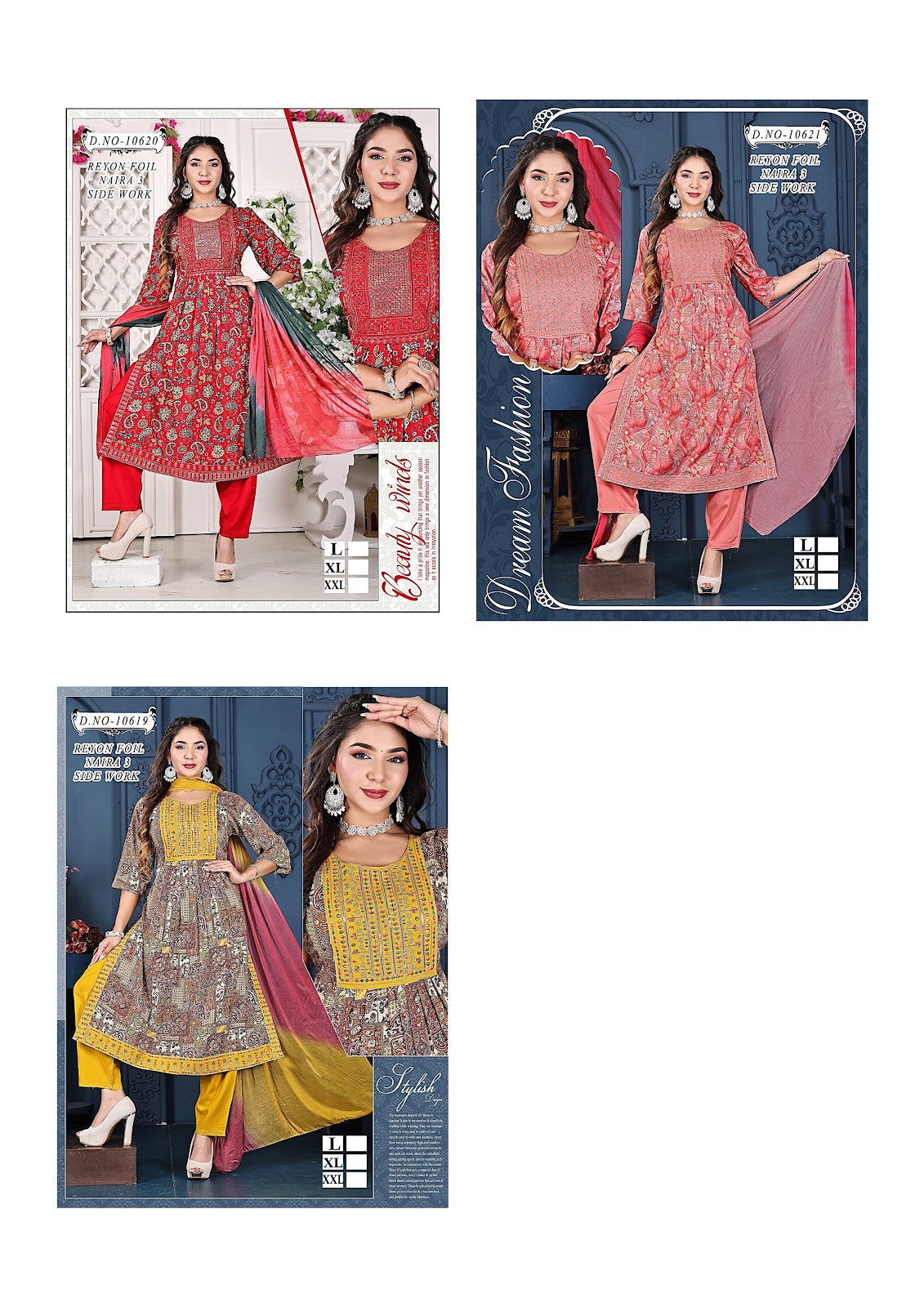 Nayra Cut 180225 Mmc Reyon Readymade Pant Style Suits Wholesale