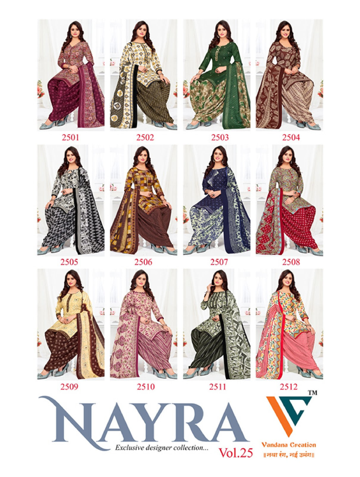 Nayra Vol 25 Vandana Creation Soft Cotton Cotton Dress Material Manufacturer