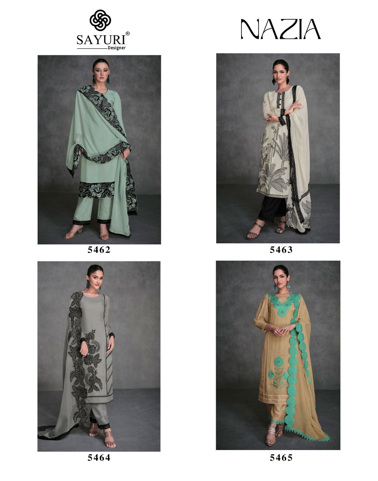 Nazia Sayuri Organza Readymade Pant Style Suits