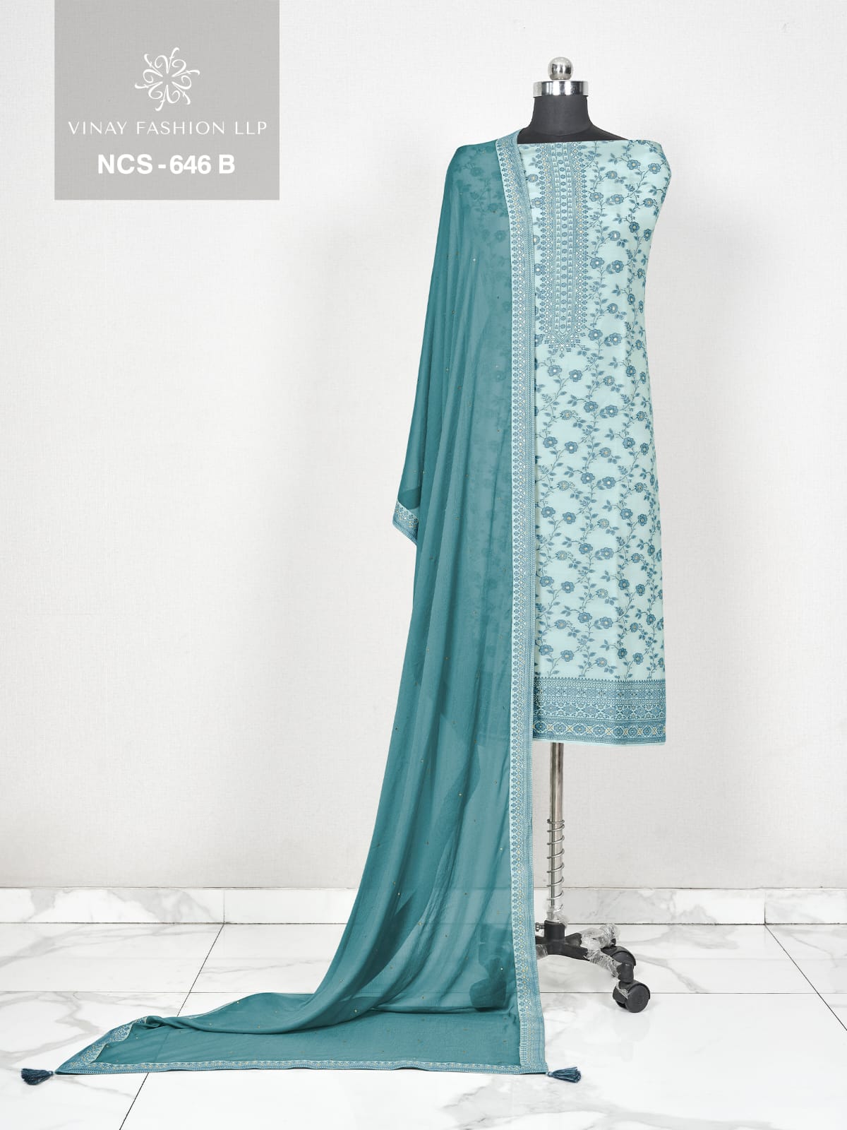 Ncs 646 Vinay Fashion Llp Viscose Muslin Pant Style Suits Manufacturer Ahmedabad