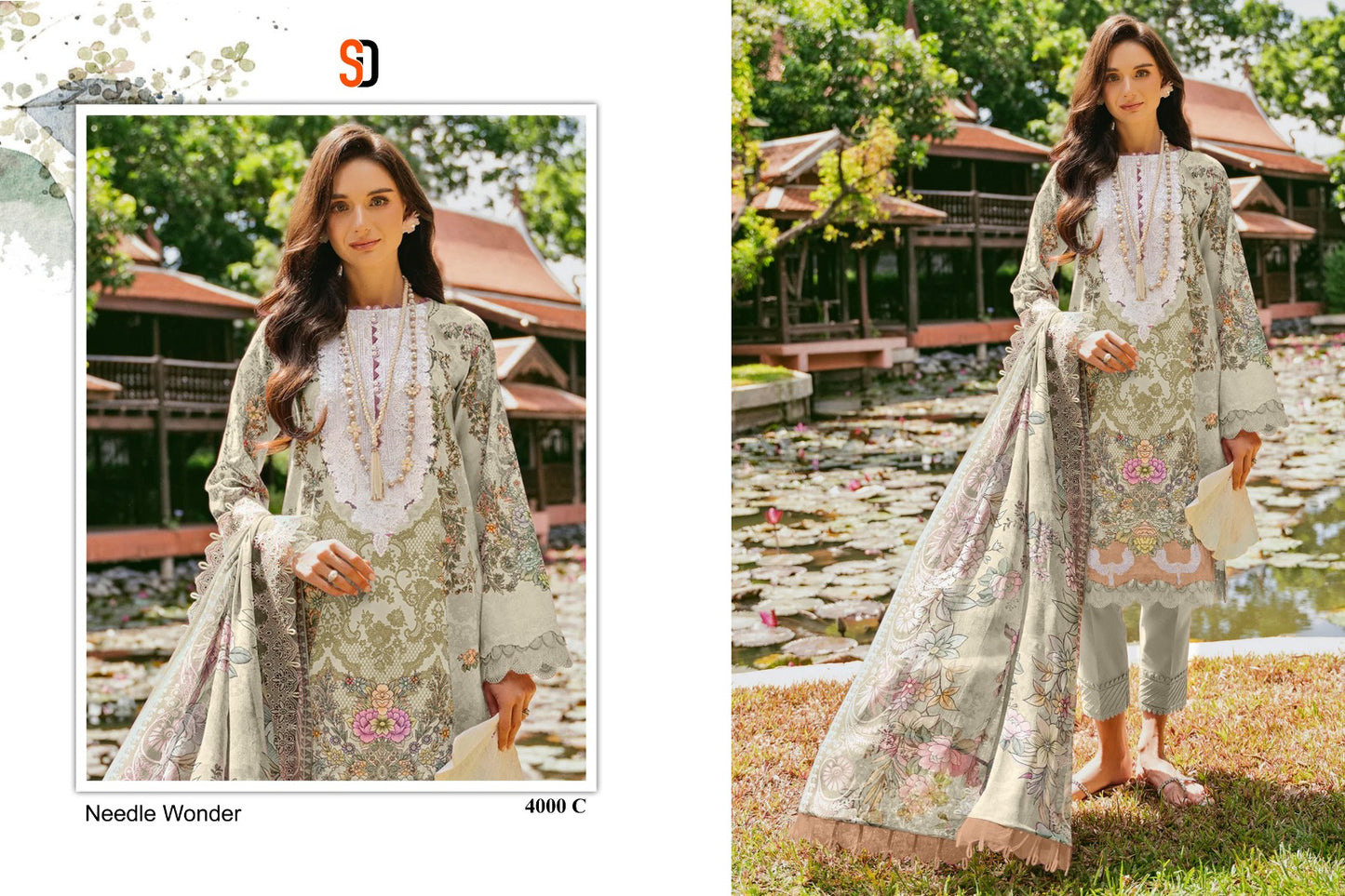 Needle Wonder Vol 4 Shraddha Designer Cotton Pakistani Patch Work Suits Manufacturer
