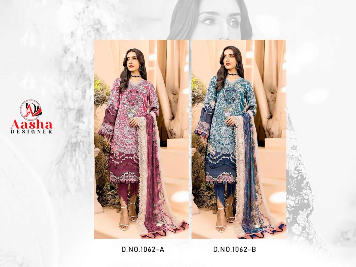 Needle Wonder Vol 6 Aasha Designer Pure Cotton Pakistani Patch Work Suits