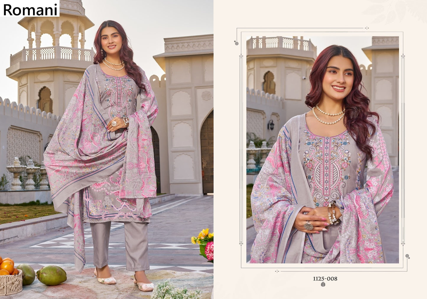 Needle Wonder Vol 6 Romani Cotton Karachi Salwar Suits Manufacturer Gujarat