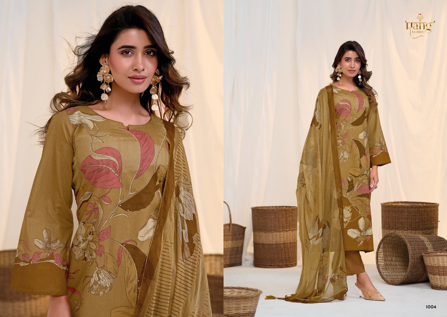 New Ariana Rang Fashion Swiss Lawn Pant Style Suits Exporter Gujarat