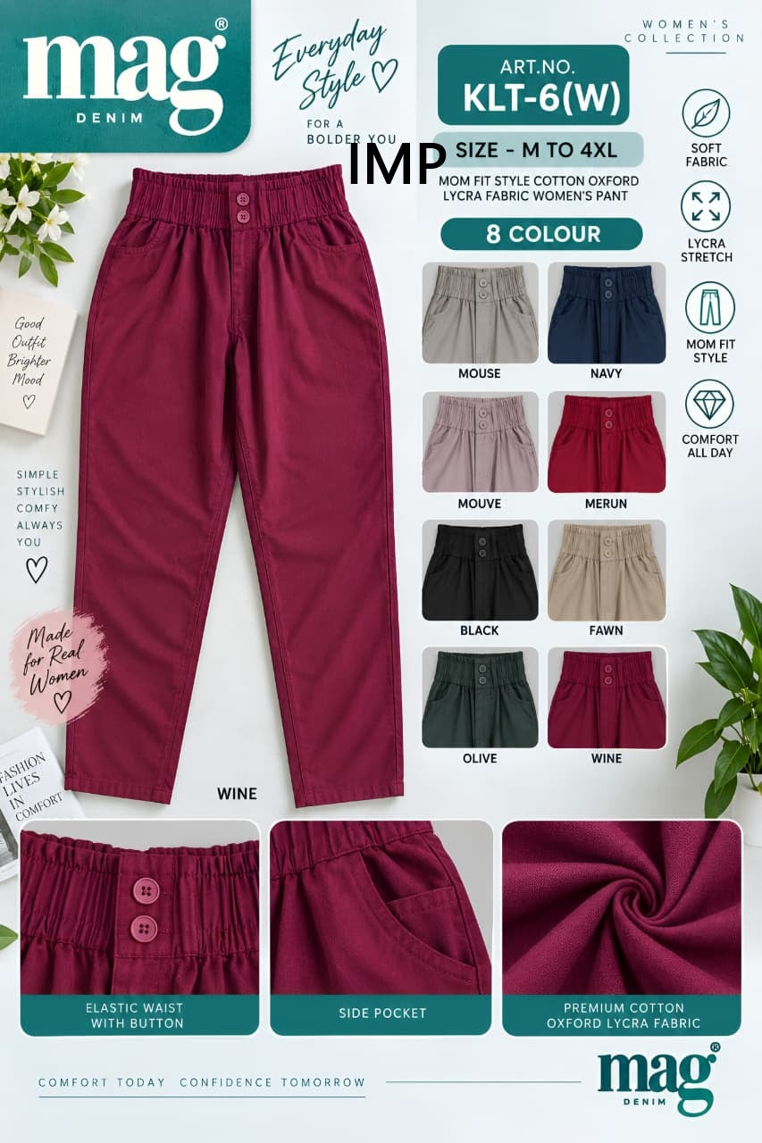 New Art Klt-6 W Imp Cotton Women Pants Wholesaler India