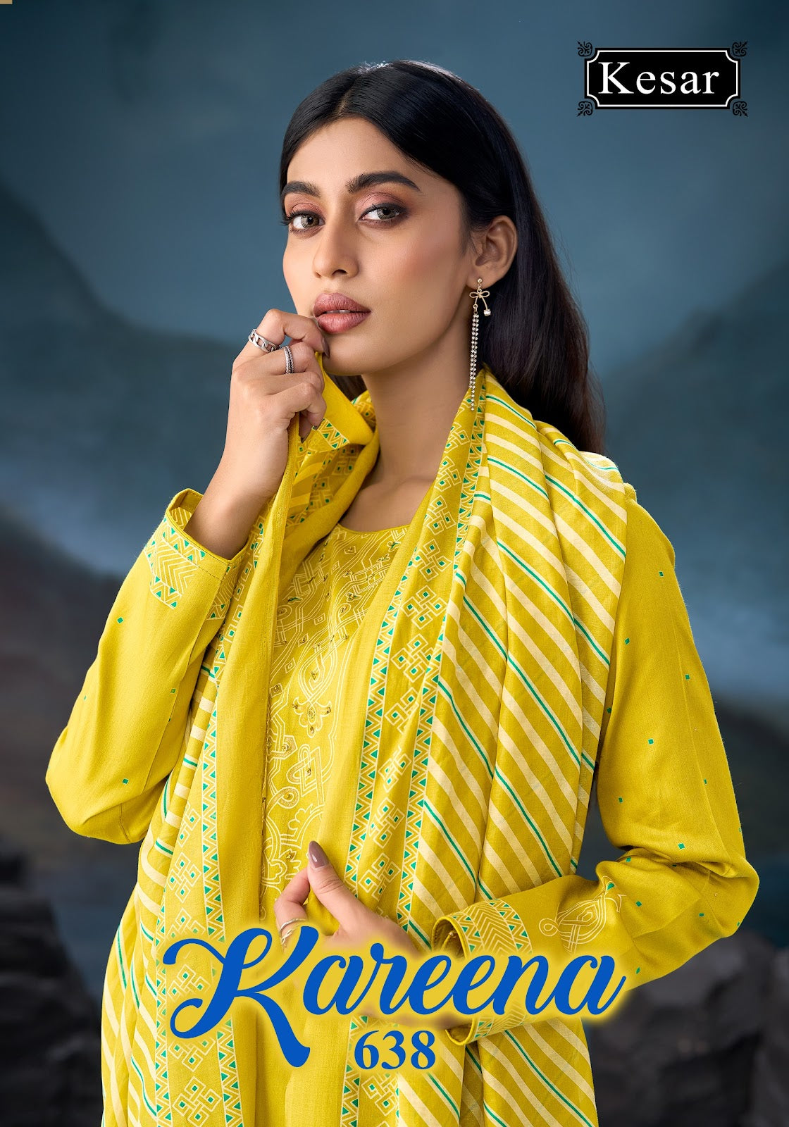 New Kareena 638 Kesar Jam Satin Karachi Salwar Suits Manufacturer Gujarat