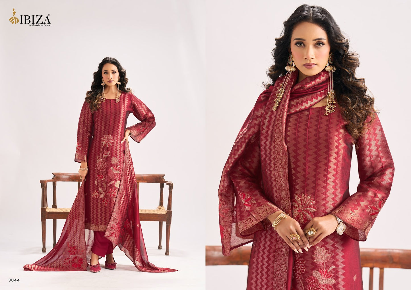 New Mahra Ibiza Banglori Silk Pant Style Suits Exporter