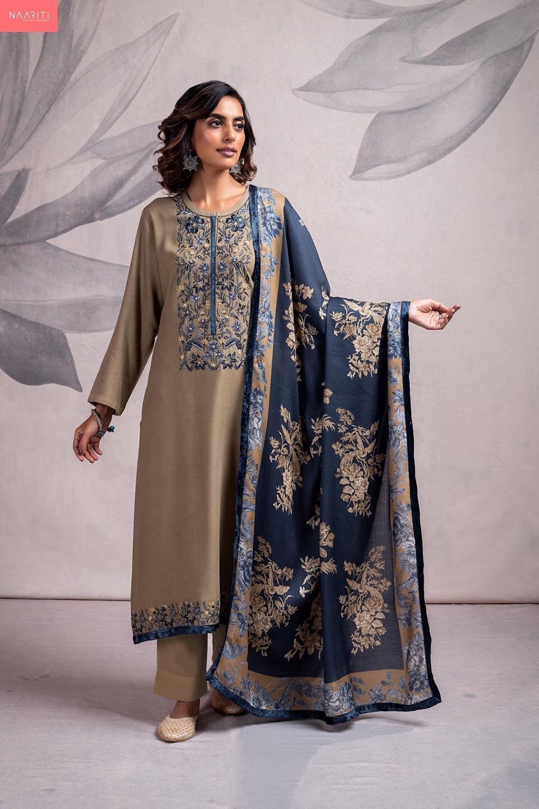 New Maryam Naariti Pashmina Suits Exporter