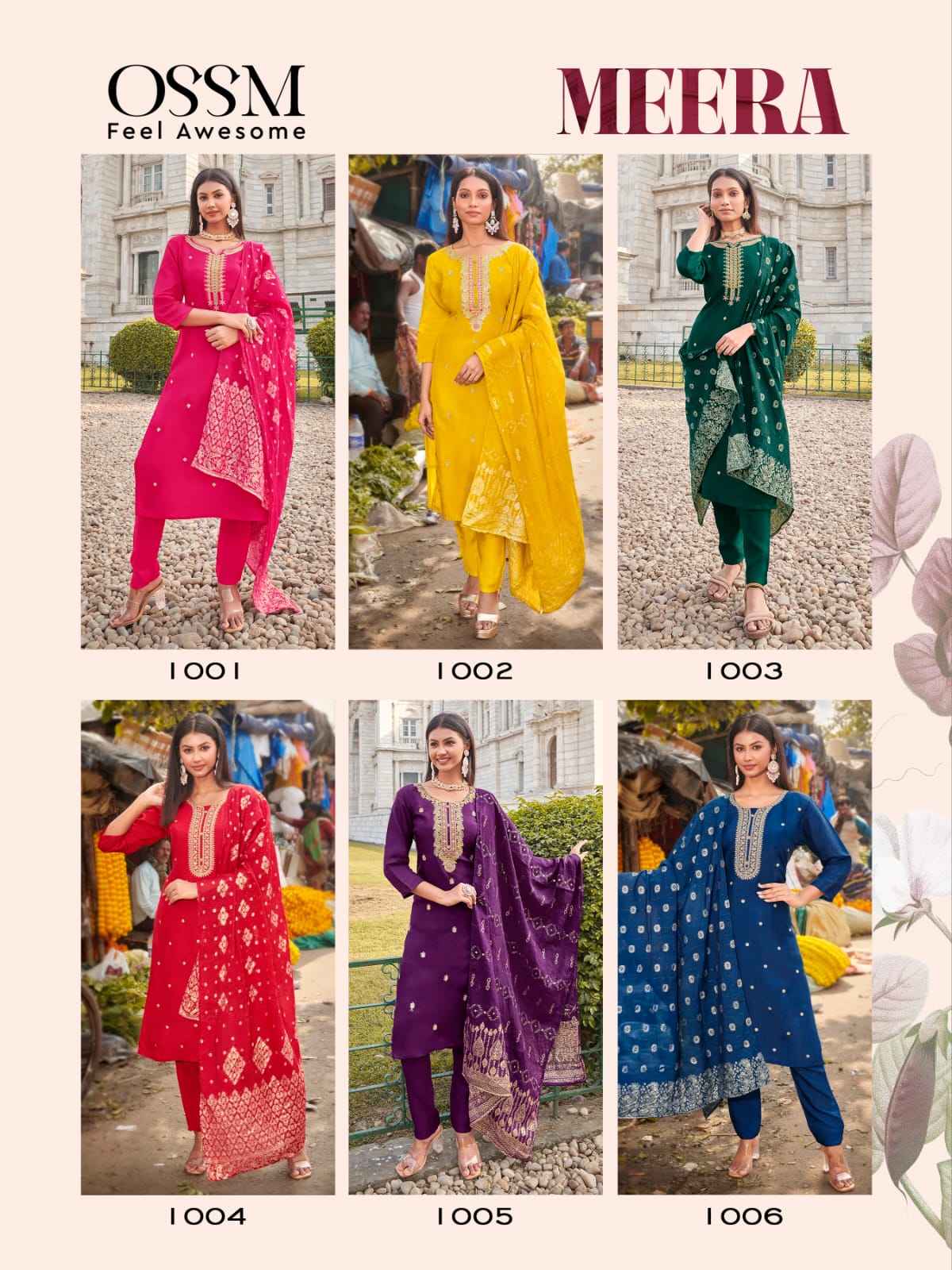 New Meera Ossm Russian Dola Readymade Pant Style Suits Manufacturer