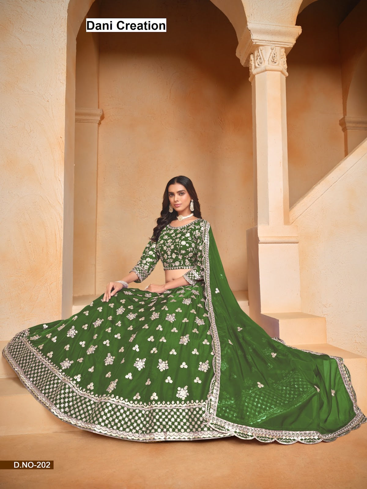 New Mehvish Vol 2 Dani Creation Organza Lehenga Choli Supplier