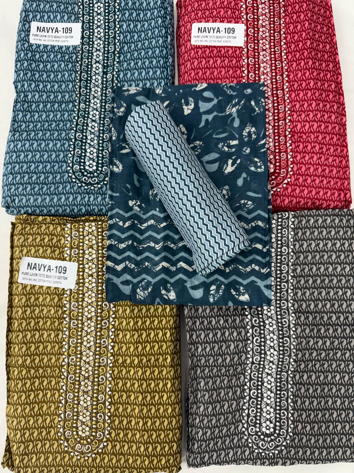 New Navya Nayandeep Lawn Cotton Salwar Suits Manufacturer Ahmedabad