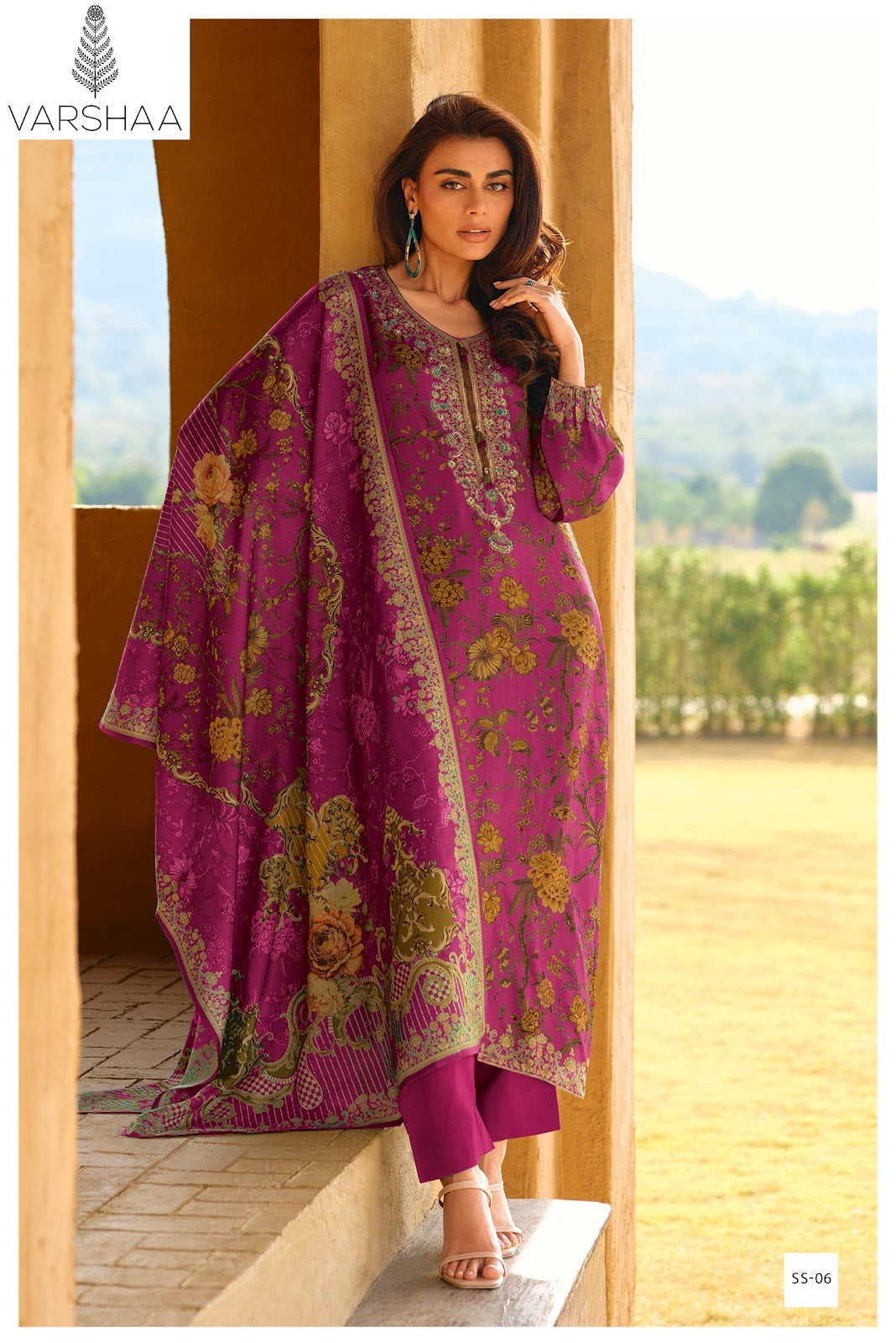 New Summer Song Varshaa Raw Silk Pant Style Suits Wholesale Rate