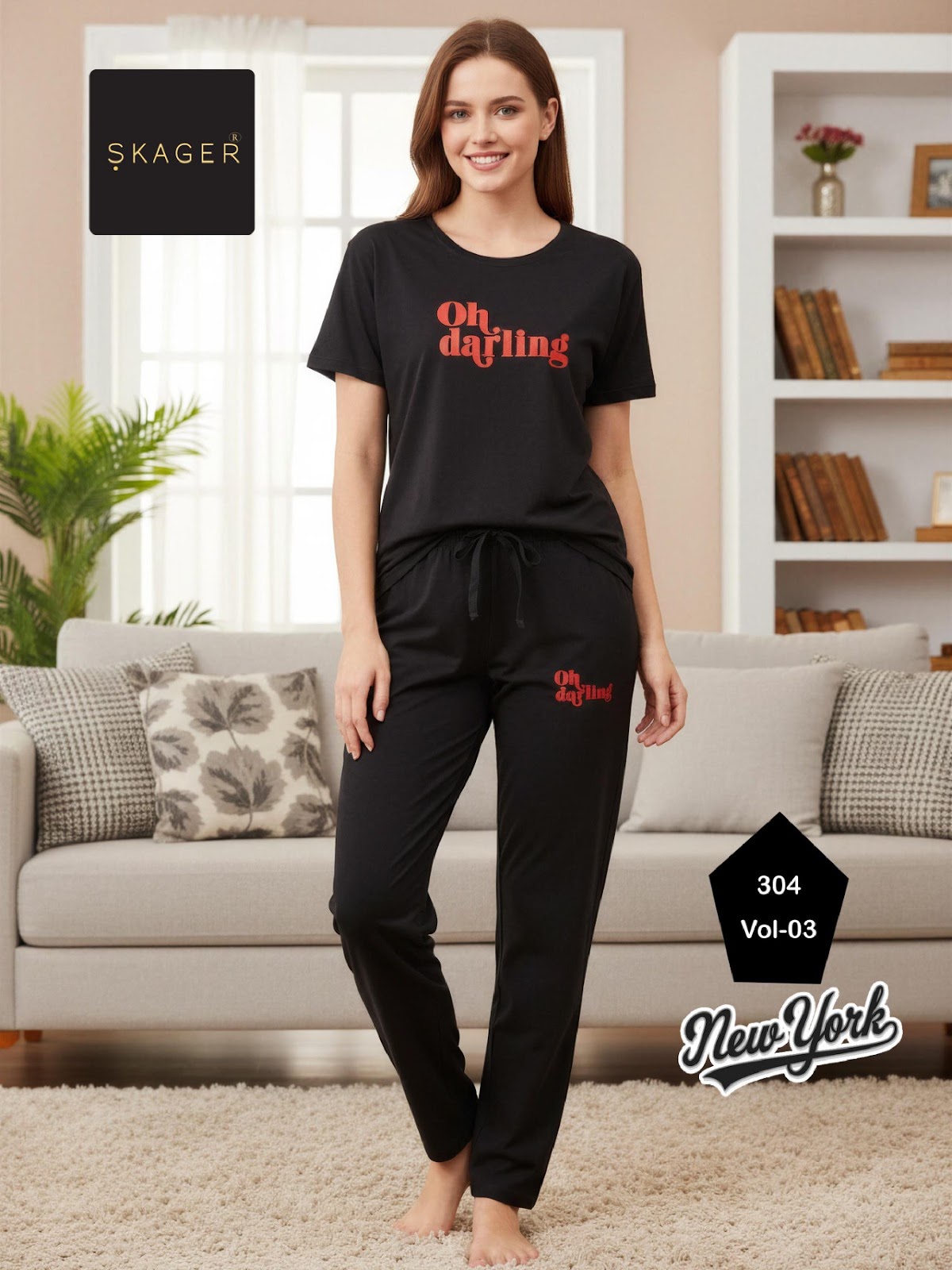 New York Vol 3 Skager Hosiery Pyjama Night Suits Wholesaler Ahmedabad
