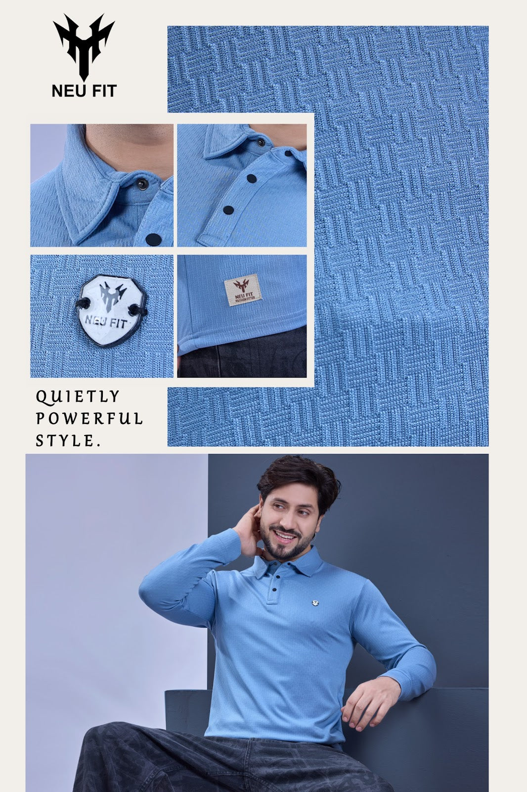 Nf 512 Neu Fit Jacquard Mens Tshirts Manufacturer