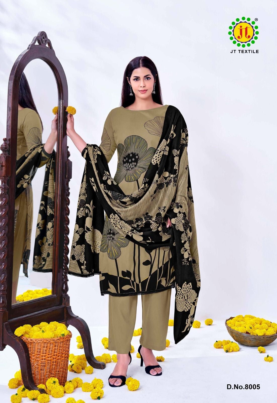 Nigaar Vol 8 Jt Rayon Pant Style Suits Wholesale Price