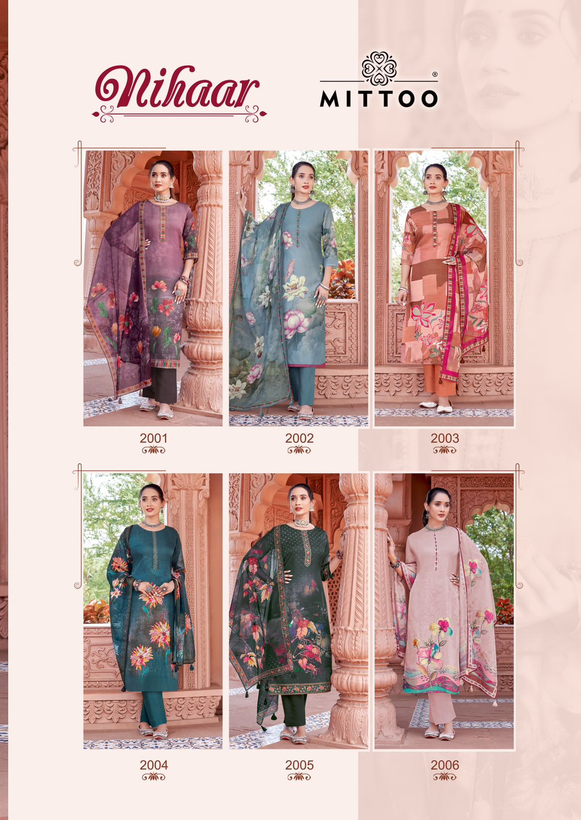 Nihaar Mittoo Satin Readymade Pant Style Suits Manufacturer Ahmedabad