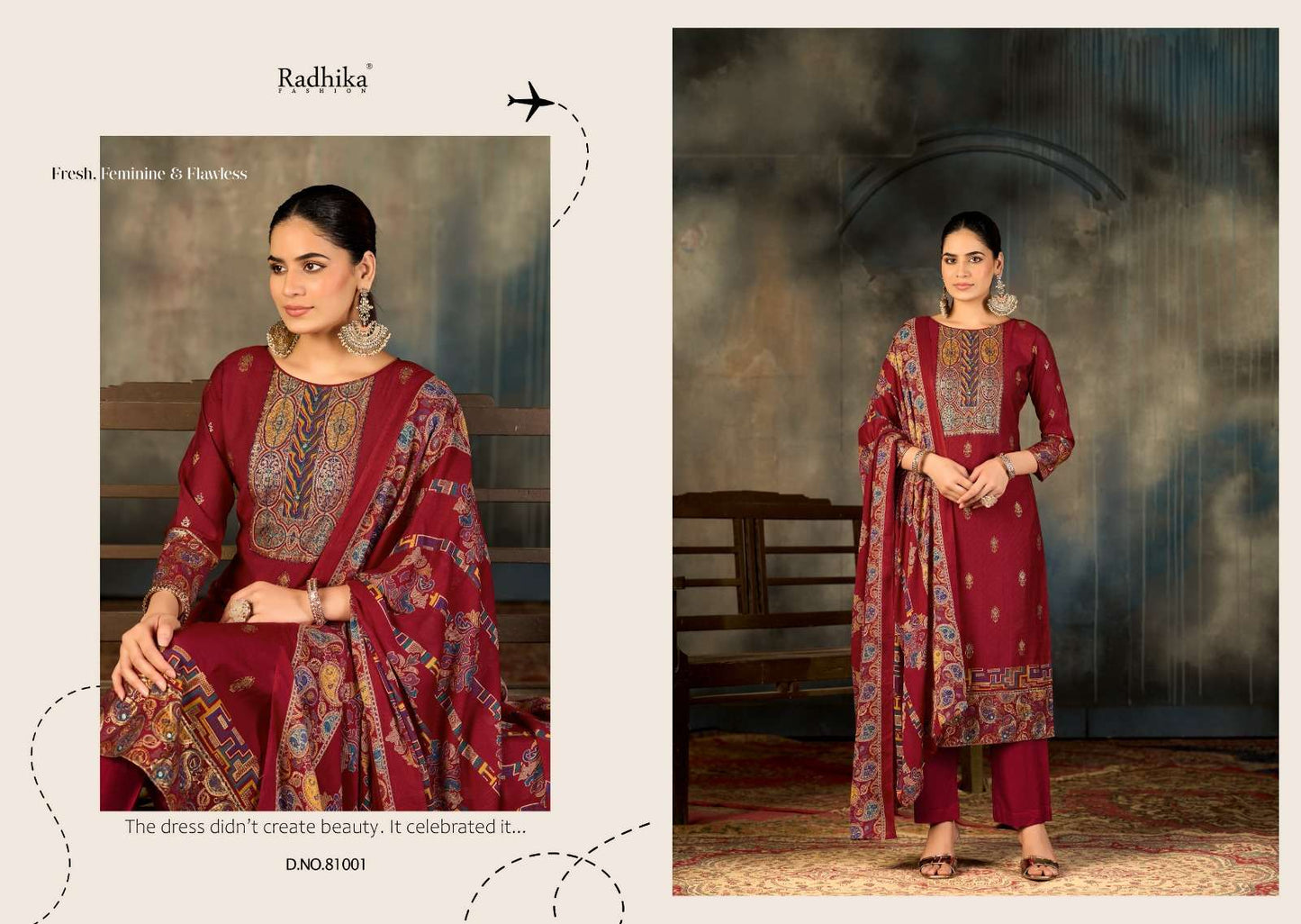 Niharika Radhika Fashion Azara Viscose Karachi Salwar Suits Wholesale Price