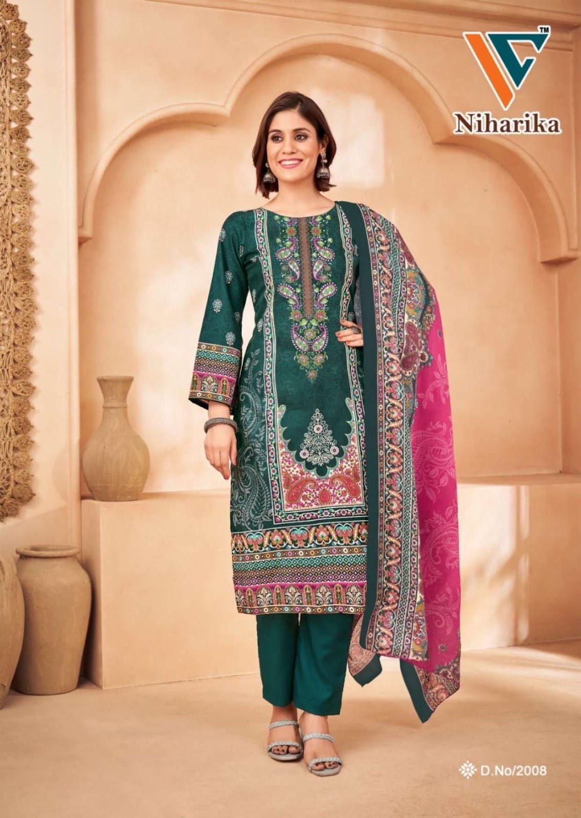 Niharika Vol 2 Vandana Creation Cotton Karachi Salwar Suits Manufacturer