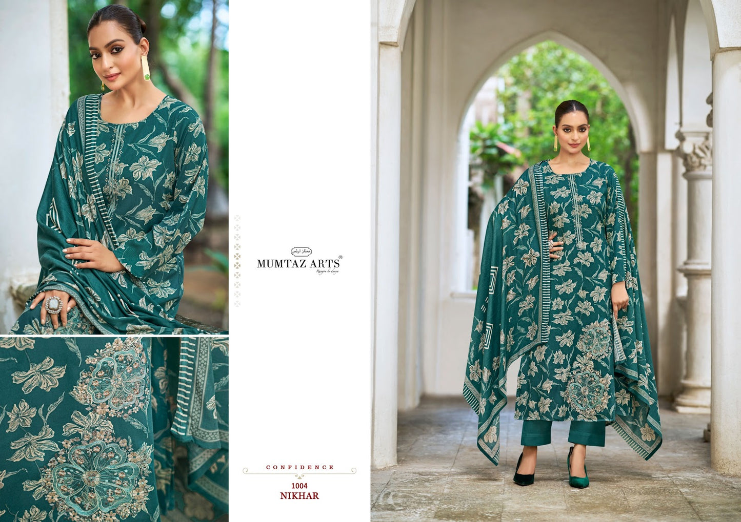 Nikhar Mumtaz Arts Viscose Pashmina Suits Exporter India