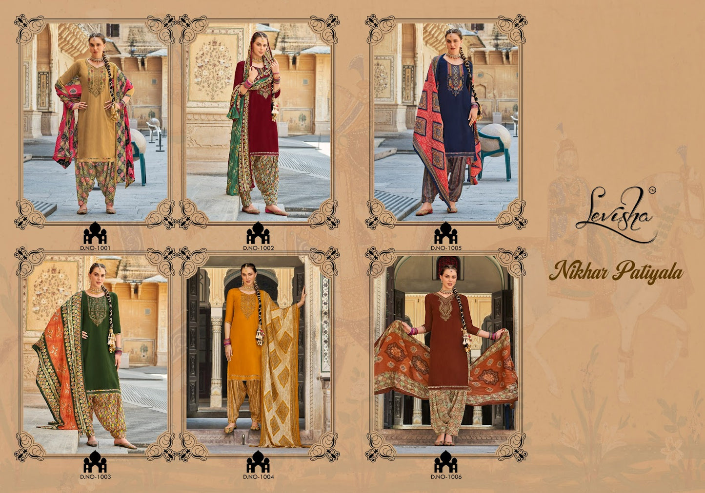 Nikhar Patiyala Levisha Viscose Rayon Salwar Suits