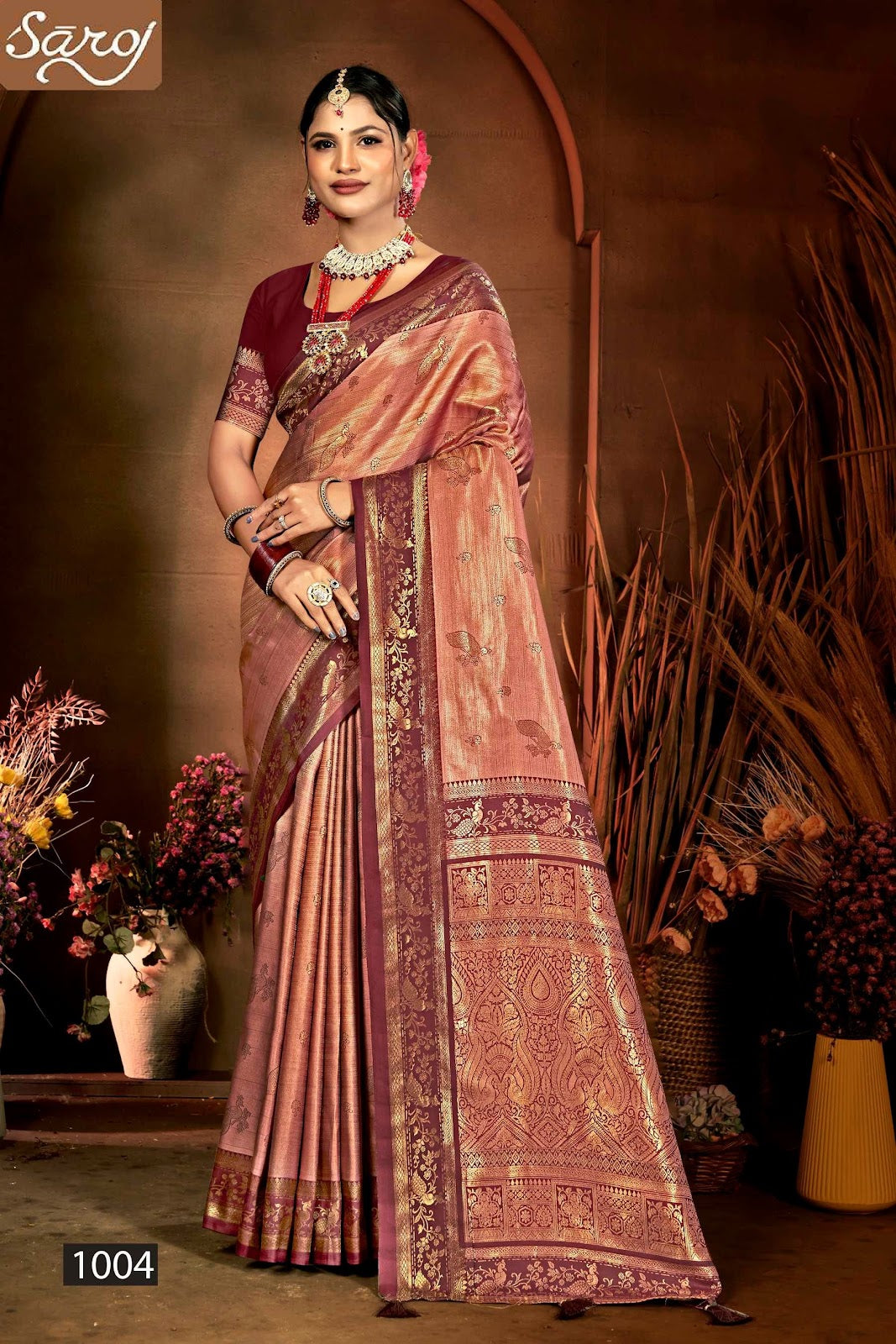 Nikita Silk Saroski Vol 1 And 2 Saroj Sarees Manufacturer Gujarat