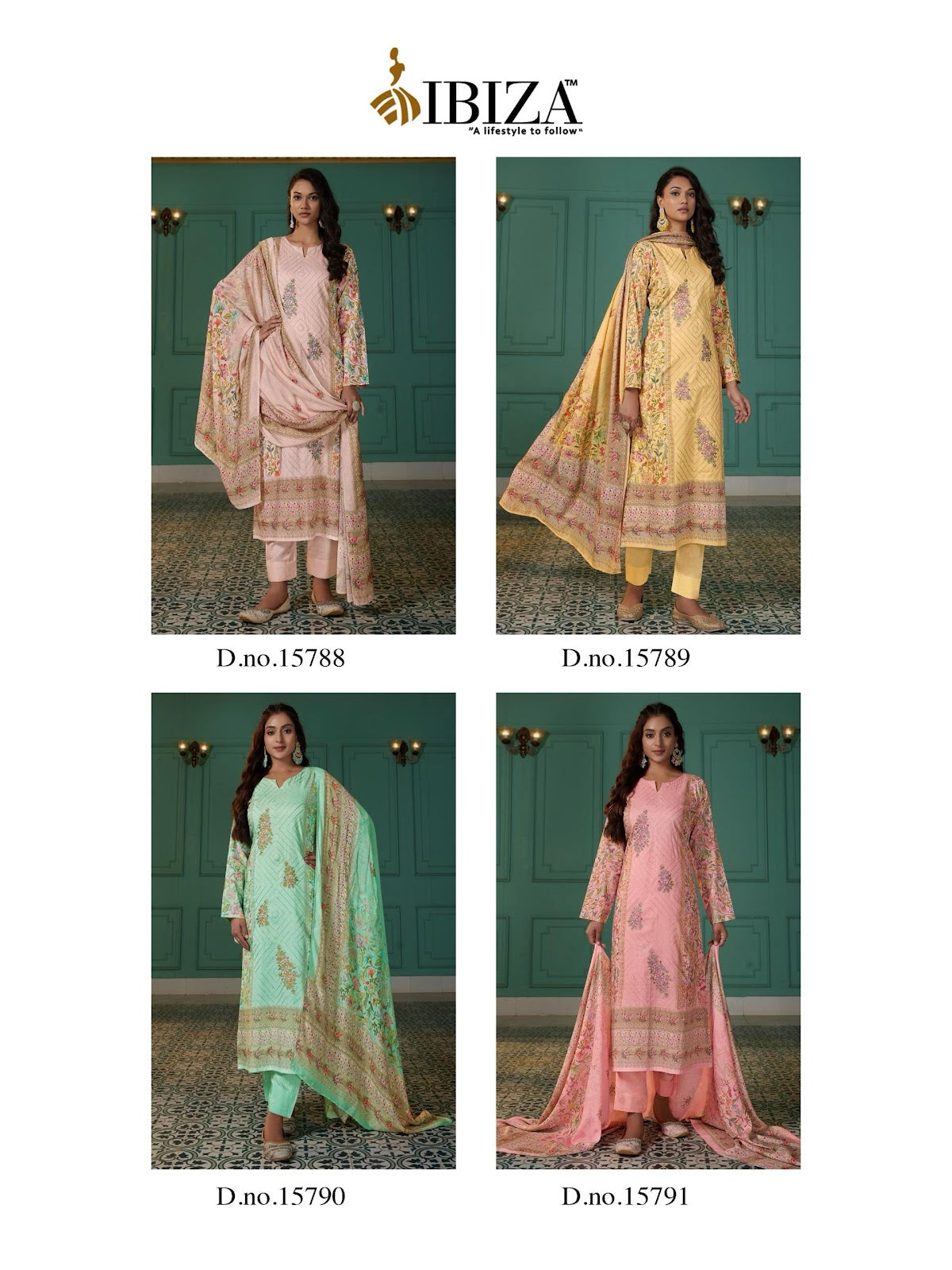 Shagun Ibiza Cinderella Pure Russian Pant Style Suits Supplier Ahmedabad