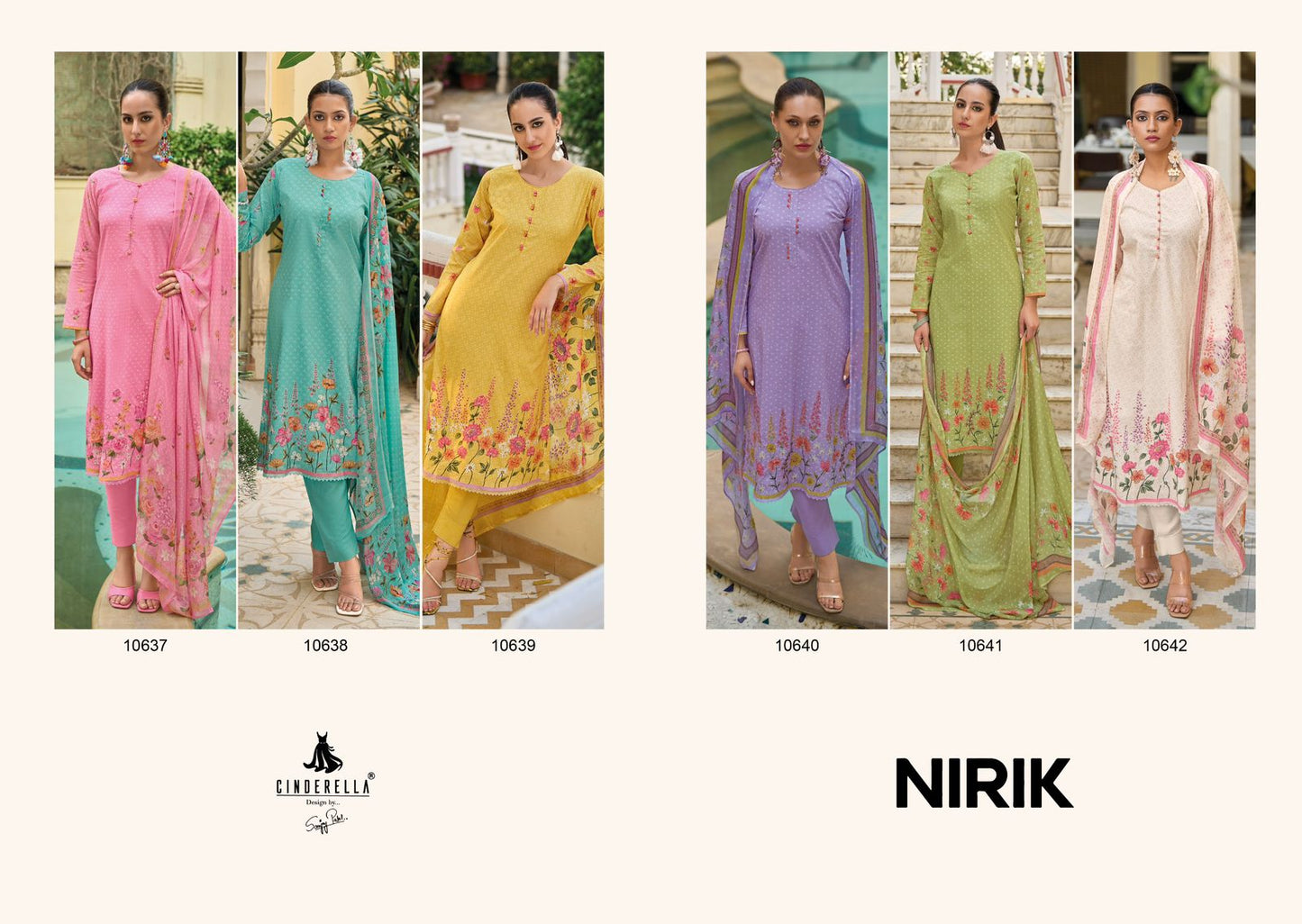 Nirik Cinderella Linen Cotton Pant Style Suits