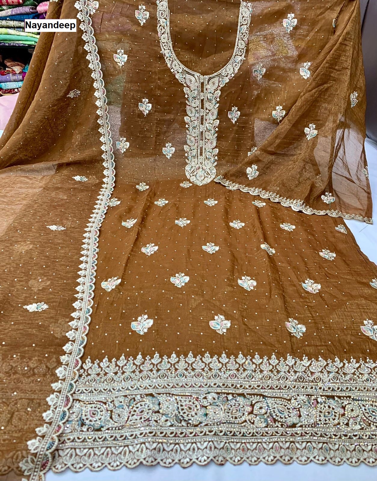 Nirmala Nayandeep Silk Salwar Suits Wholesaler Gujarat