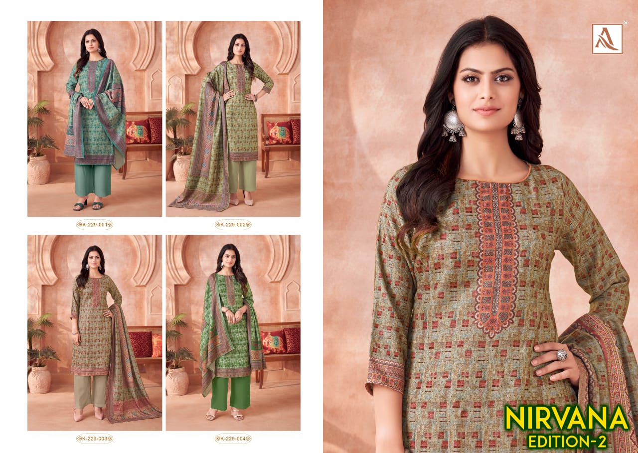 Nirvana Edition 2 Alok Viscose Pashmina Suits Exporter