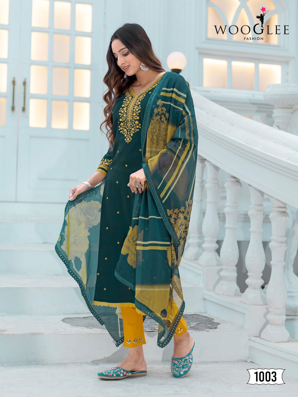 Nirvee Wooglee Modal Readymade Pant Style Suits Exporter India