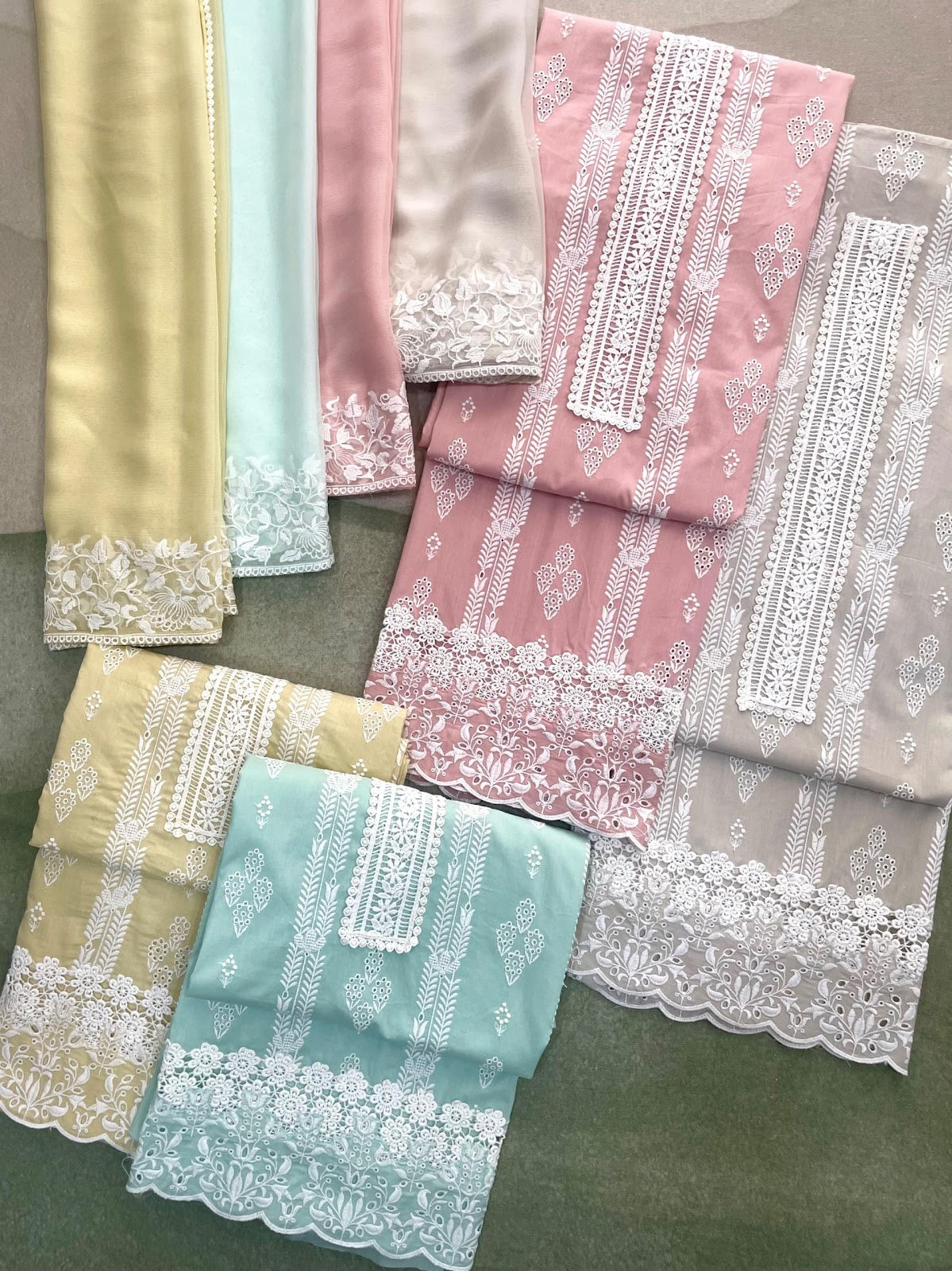 Nitaar Naariti Italian Cotton Pant Style Suits Manufacturer Gujarat