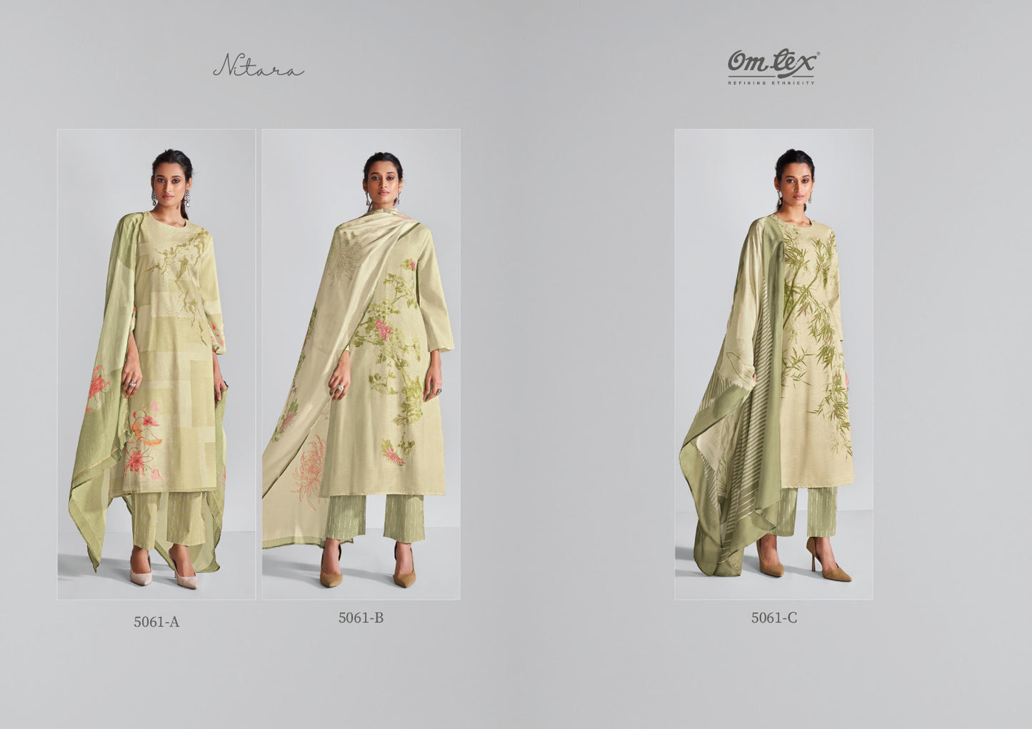 Nitara Omtex Lawn Cotton Pant Style Suits