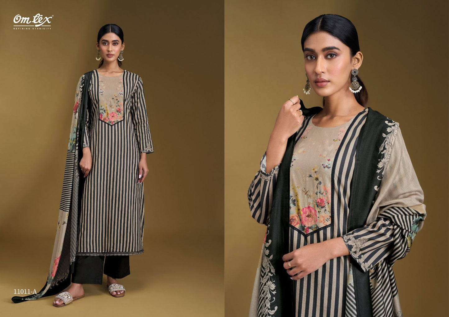 Niti Omtex Lawn Cotton Pant Style Suits Manufacturer Ahmedabad