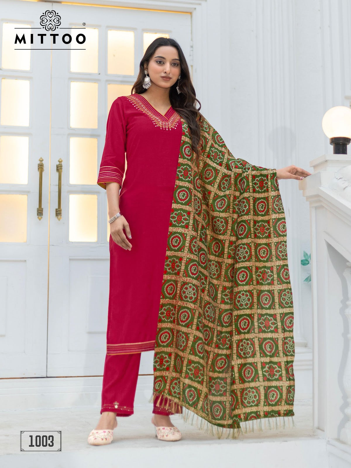 Nitika Mittoo Vetican Readymade Pant Style Suits Wholesaler Gujarat