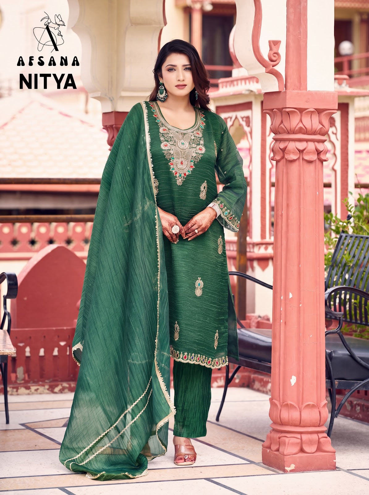 Nitya Afsana Salsa Pakistani Readymade Suits Supplier