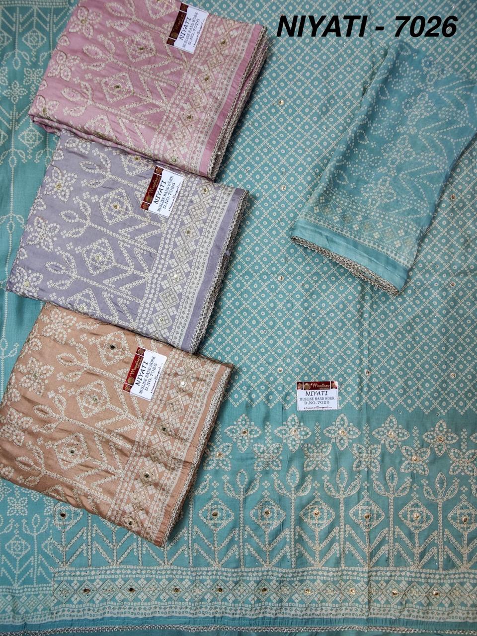 Niyati Sargam Prints Muslin Salwar Suits Wholesaler Gujarat