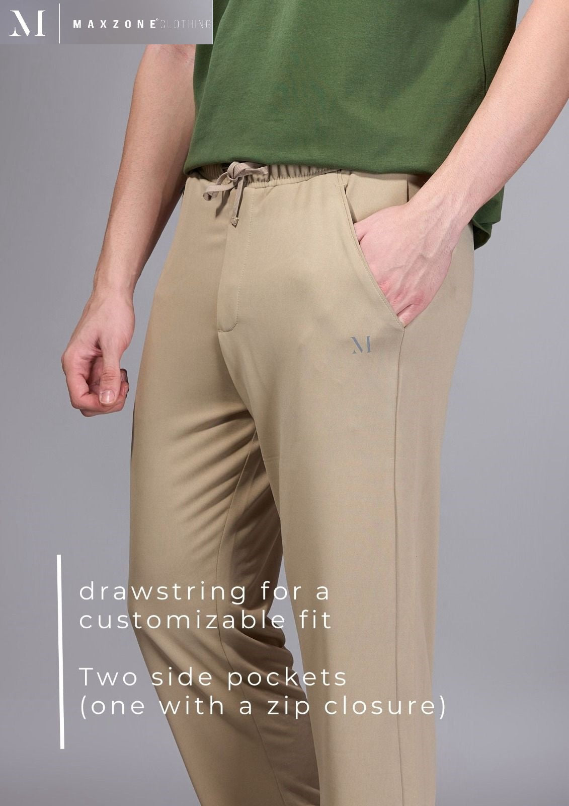 Nl J G3 Dno 2480 Maxzone Clothing Looper Mens Track Pants Wholesaler India