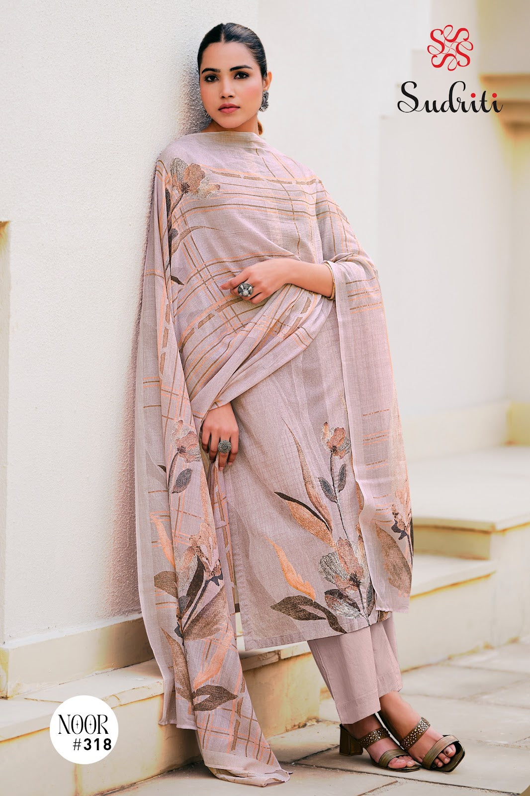 Noor Sudriti Sahiba Cotton Lawn Pant Style Suits Wholesale Price