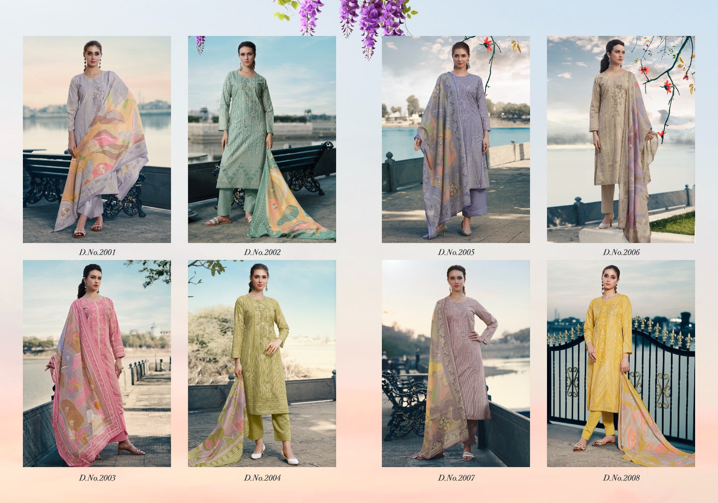 Noor Ul Ain Prm Trendz Lawn Cotton Pant Style Suits